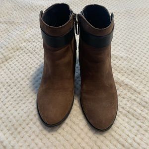Franco Sarto Suede Ankle Boots - Size 6